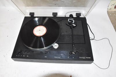Lot 140 - THORENS; a TD 520 turn table, with a Sony...