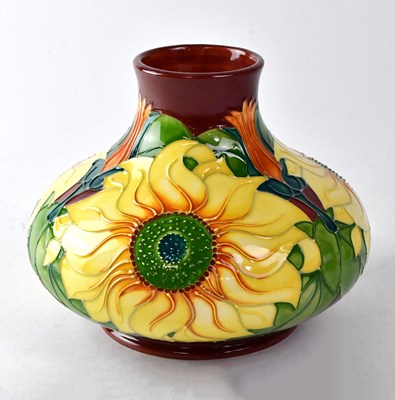 Lot 156 - MOORCROFT; a vase in the 'Inca' design,...