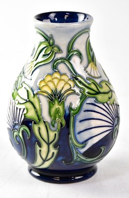 Lot 132 - MOORCROFT; a vase in the 'Rough Hawks Beard'...