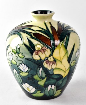 Lot 141 - MOORCROFT; a vase in the 'Lamia' design,...