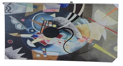 Lot 242 - IN THE STYLE OF KANDINSKY; A large modern...