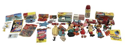 Lot 495 - A quantity of toys including a Dinky Toys...