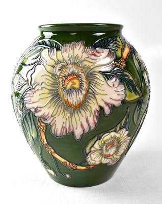 Lot 122 - MOORCROFT; a baluster vase in the 'Gustavia...