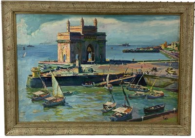 Lot 164 - UNATTRIBUTED; 20th century Continental oil on...