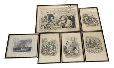 Lot 270 - A group of six 19th century and later prints...