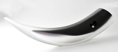 Lot 376 - GORAN WARFF FOR KOSTA BODA; a glass horn...