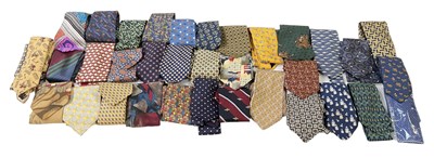 Lot 459 - A group of approximately twenty-five silk ties...