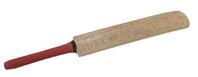 Lot 309 - A cricket bat signed by the 2004 Lancashire...