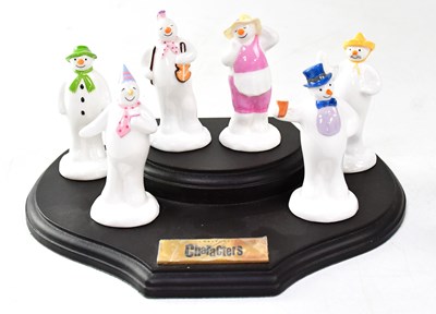 Lot 208 - THE SNOWMAN; six small Coalport Characters...