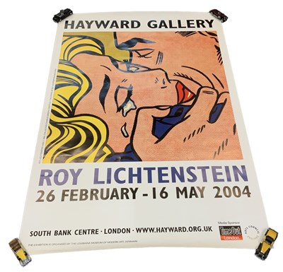 Lot 266 - A Hayward Gallery poster for 'Roy Lichtenstein,...