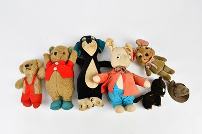 Lot 106 - MERRYTHOUGHT; a soft toy Tom and Jerry bear,...