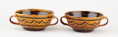 Lot 144 - DOUG FITCH (born 1964); a pair of slipware...