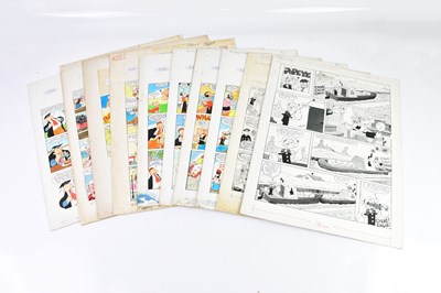 Lot 172 - BILL MEVIN; ten original storyboard cartoons...