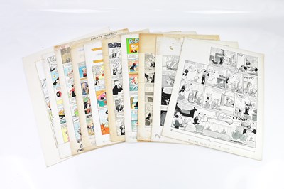 Lot 335 - BILL MEVIN; ten original storyboard cartoons...