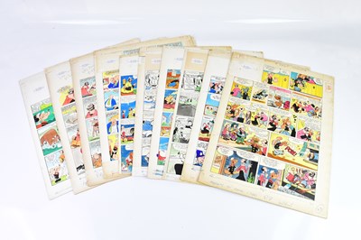 Lot 175 - BILL MEVIN; ten original storyboard cartoons...