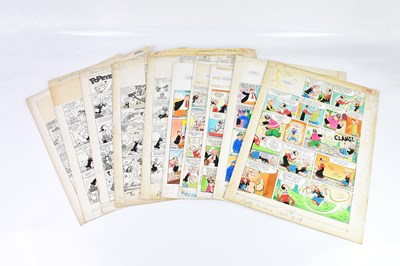 Lot 336 - BILL MEVIN; ten original storyboard cartoons...