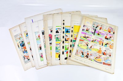 Lot 181 - BILL MEVIN; ten original storyboard cartoons...