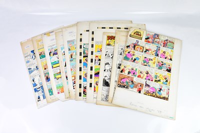 Lot 338 - BILL MEVIN; ten original storyboard cartoons...