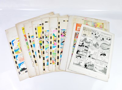 Lot 339 - BILL MEVIN; ten original storyboard cartoons...