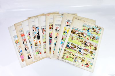 Lot 340 - BILL MEVIN; ten original storyboard cartoons...