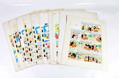 Lot 186 - BILL MEVIN; ten original storyboard cartoons...