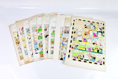 Lot 187 - BILL MEVIN; ten original storyboard cartoons...