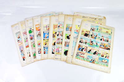 Lot 188 - BILL MEVIN; ten original storyboard cartoons...