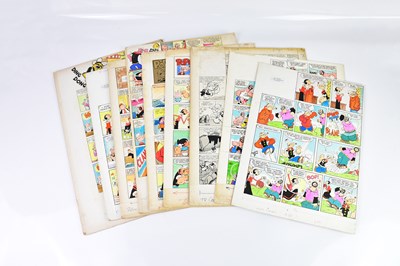 Lot 189 - BILL MEVIN; ten original storyboard cartoons...