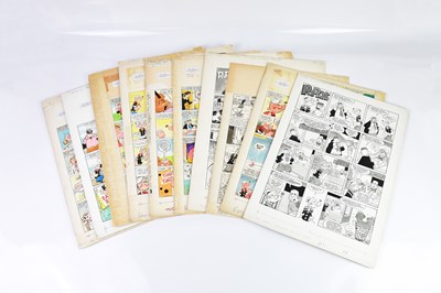 Lot 341 - BILL MEVIN; ten original storyboard cartoons...