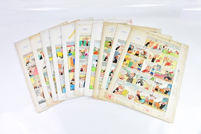 Lot 192 - BILL MEVIN; ten original storyboard cartoons...