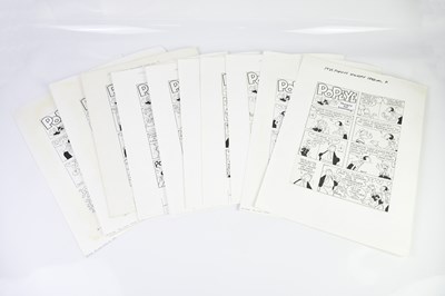 Lot 343 - BILL MEVIN; ten original black and white...