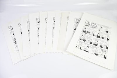 Lot 344 - BILL MEVIN; ten original black and white...