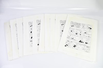 Lot 198 - BILL MEVIN; ten original black and white...