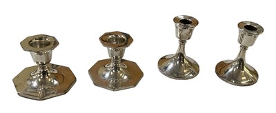 Lot 1306 - WALKER & HALL; a pair of George V hallmarked...