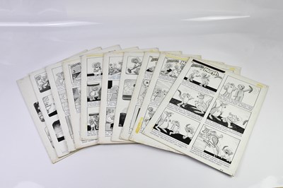 Lot 376 - BILL MEVIN; ten original black and white...