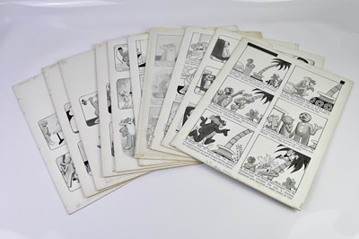 Lot 380 - BILL MEVIN; ten original black and white...