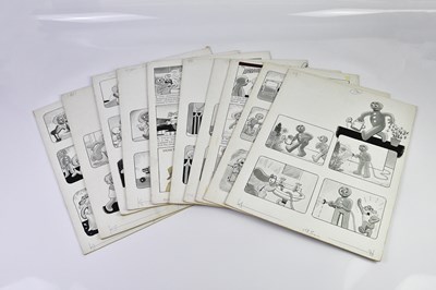 Lot 381 - BILL MEVIN; ten original black and white...