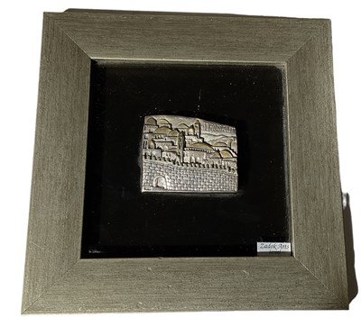 Lot 1340 - ZADOK ARTS ISRAEL; a 925 silver plaque of...