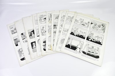 Lot 390 - BILL MEVIN; ten original black and white...