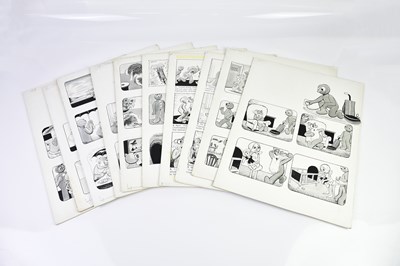 Lot 397 - BILL MEVIN; ten original black and white...