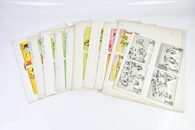 Lot 408 - BILL MEVIN; a group of ten original storyboard...