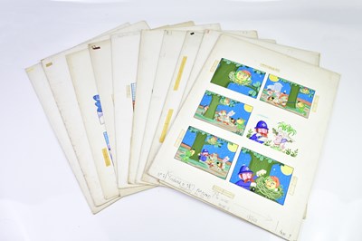 Lot 420 - BILL MEVIN; a group of ten original storyboard...