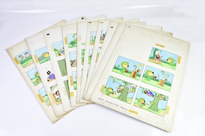 Lot 423 - BILL MEVIN; a group of ten original storyboard...