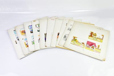 Lot 425 - BILL MEVIN; a group of ten original storyboard...