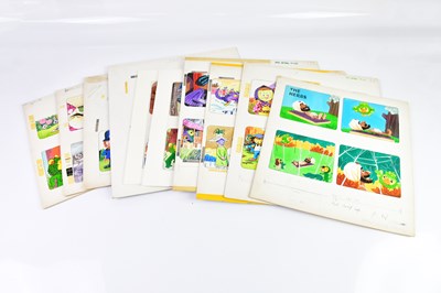 Lot 428 - BILL MEVIN; a group of ten original storyboard...