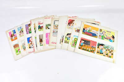 Lot 430 - BILL MEVIN; a group of ten original storyboard...