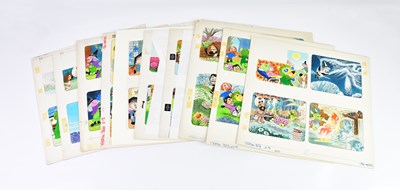 Lot 432 - BILL MEVIN; a group of ten original storyboard...