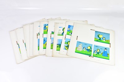 Lot 435 - BILL MEVIN; a group of ten original storyboard...