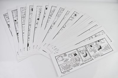 Lot 436 - BILL MEVIN; a group of ten original storyboard...