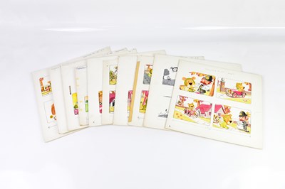 Lot 438 - BILL MEVIN; a group of ten original storyboard...